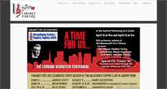 Desktop Screenshot of cabaretforlife.org